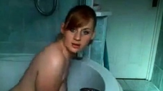 Scottish Girl In The Bath